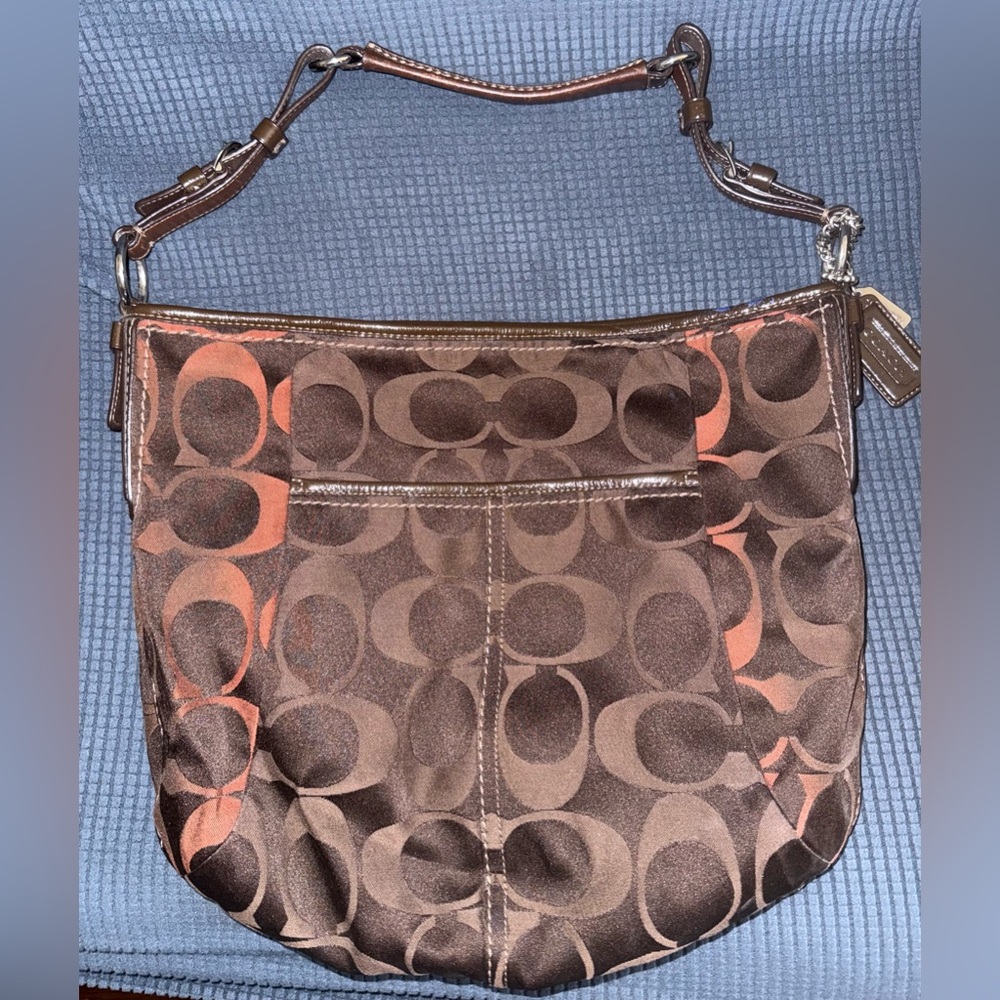 Brown and Tan Designer Shoulder Bag ‼️SOLD‼️ - Picture 2 of 7